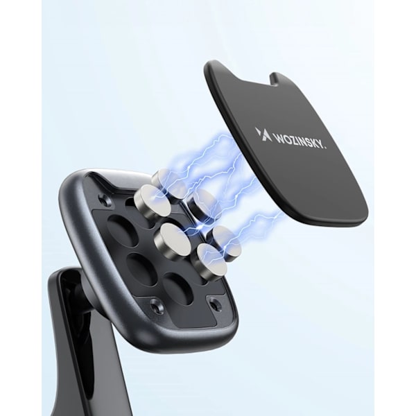 Wozinsky WUMTD magnetisk telefonholder for bildashbord - svart