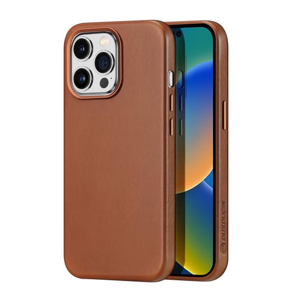 DUX DUCIS CASE MED MAGSAFE TIL IPHONE 14 PROMAX BROWN
