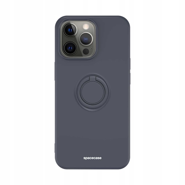 Spacecase Silikon Ringfodral För Iphone 13 Pro Max Svart