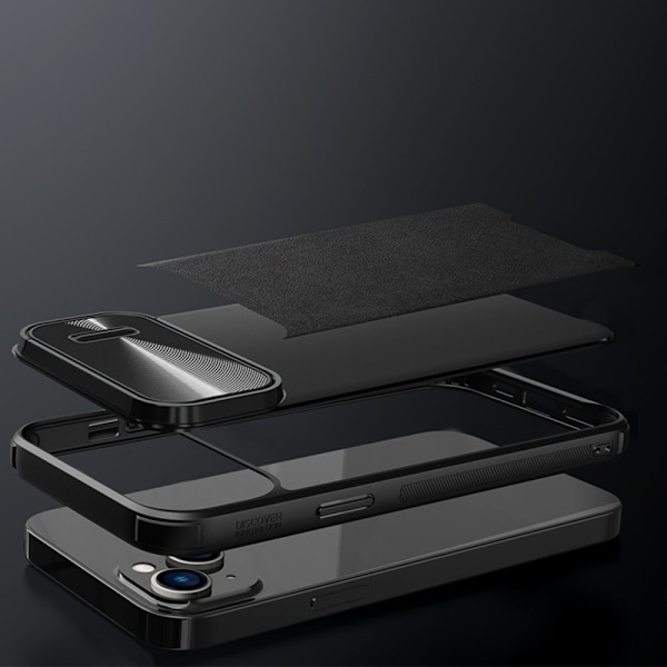 NILLKIN CASE CAMERA COVER TIL IPHONE 14 PLUS BLÅ