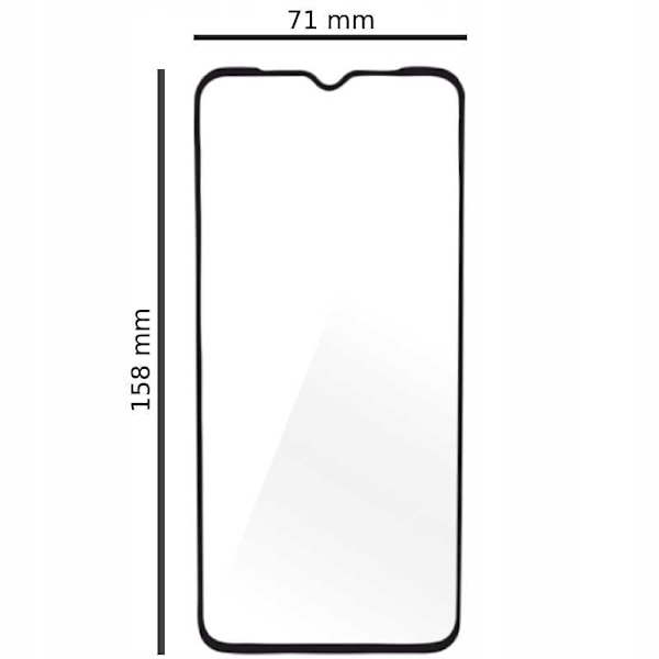 Spacecase 5D Härdat Glas För Oppo A5 A9 2020 Skyddsfolie
