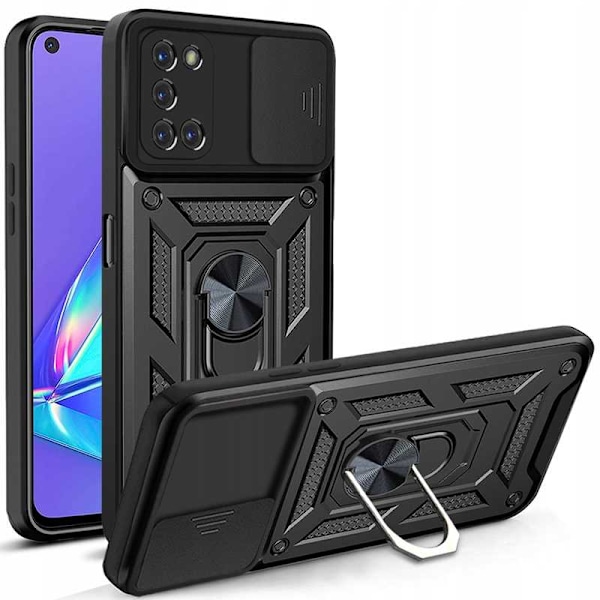 Spacecase-Fodral För Oppo A52 A72 Svart Sc Camring