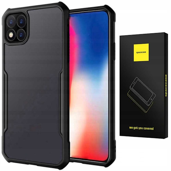 Spacecase Case Cover För Xiaomi Redmi 9C 10A Beetle Black
