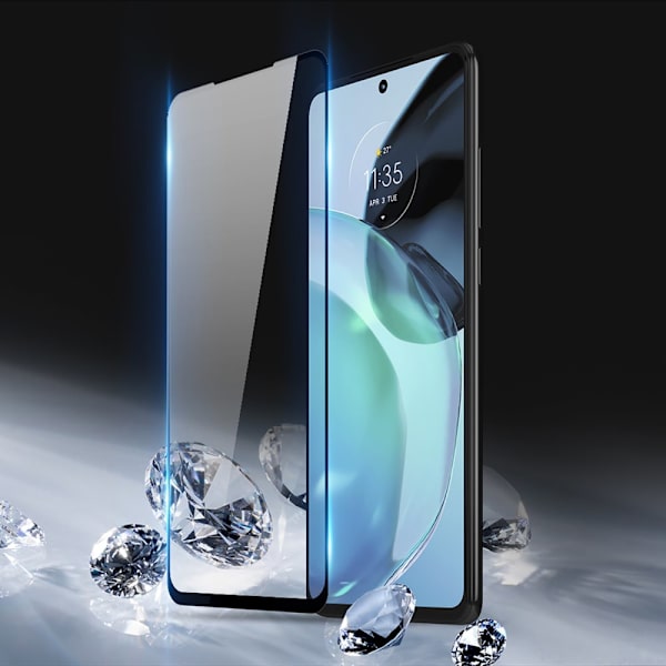Dux Ducis 9D herdet glass Motorola Moto G72 9H herdet glass med svart ramme