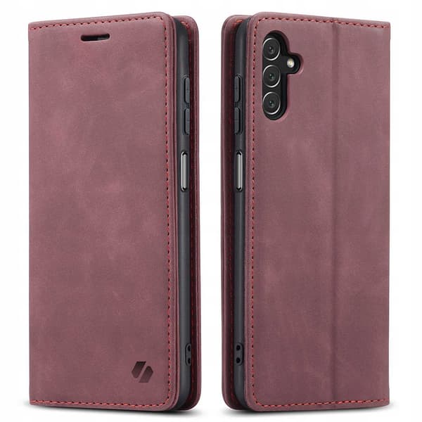 Spacecase Plånboksfodral Till Samsung Galaxy A14 5G Rött Skydd