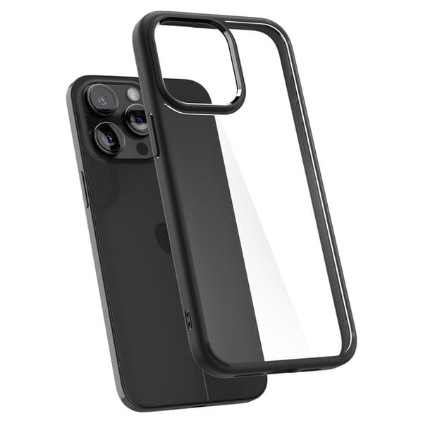 SPIGEN ULTRA HYBRID IPHONE 15 PRO MAT SORT