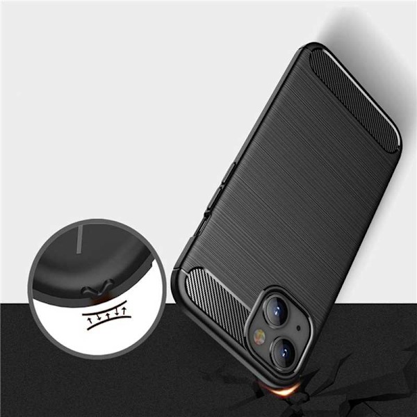 Spacecase Case Kolskydd För Iphone 14 Svart Skydd