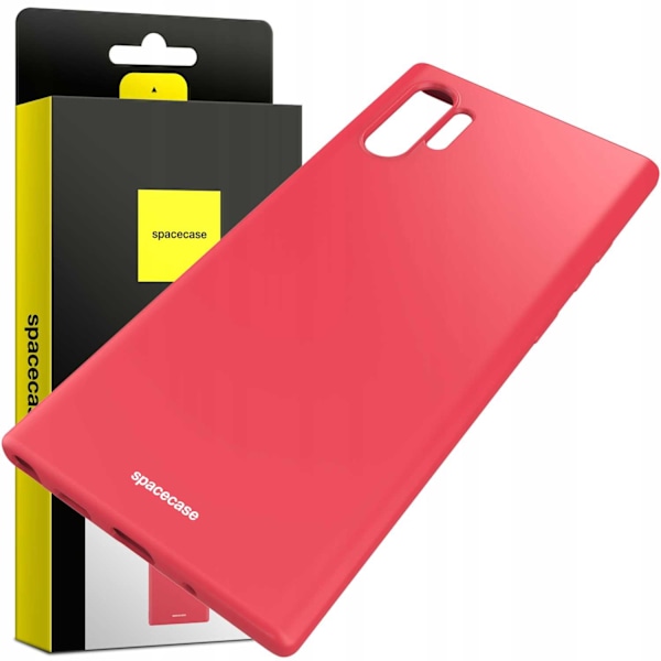 Spacecase Silikonfodral För Samsung Galaxy Note 10+ Rött Skydd