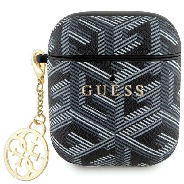 Guess GUA2PGCE4CK-deksel for AirPods 1/2 - svart GCube Charm