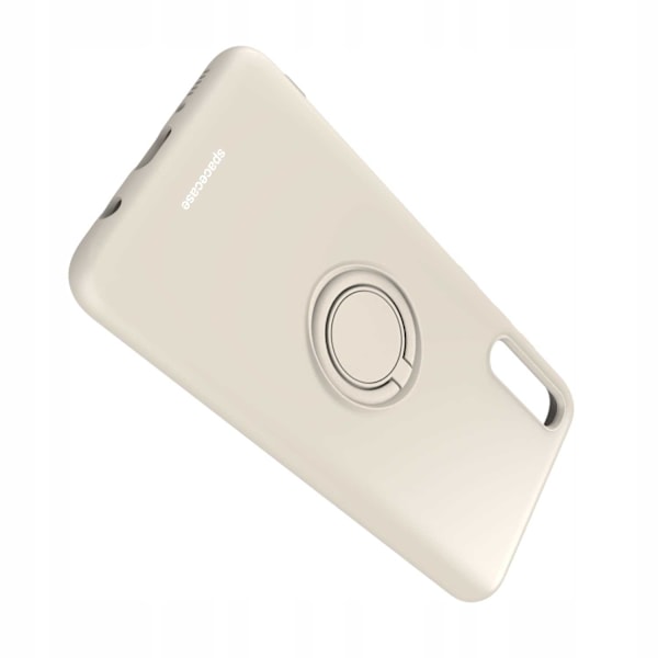 Spacecase Silikonecase Ring För Samsung Galaxy A70 Bone