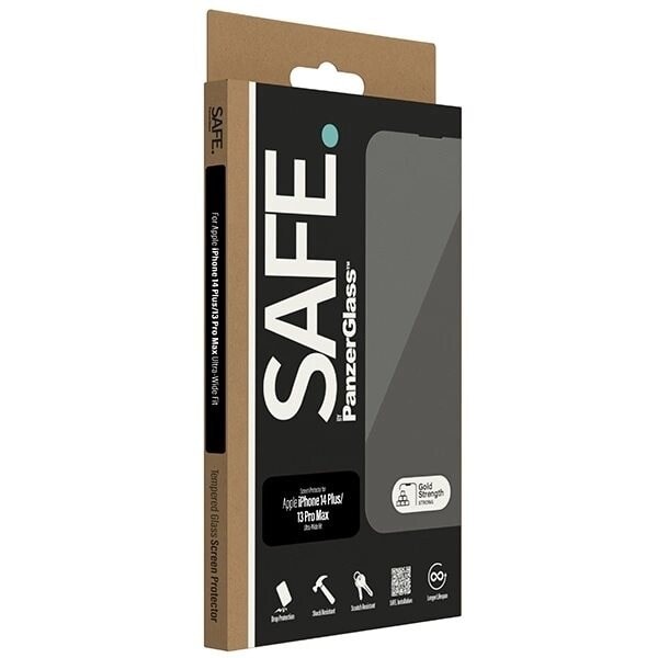 SAFE by PanzerGlass Ultra-Wide Fit herdet glass iPhone 14 Plus / 13 Pro Max