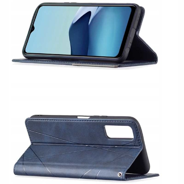 Zaps Case Origami Skäl För Xiaomi Vivo Y11S Y20S Blå