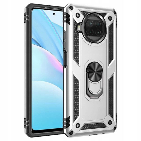 Spacecase Case Cover För Xiaomi Mi 10T Lite Ring Nx Silver
