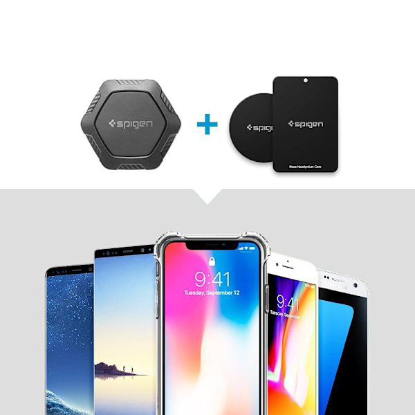 SPIGEN QS24 MAGNETISK CD CAR MONTERINGSHOLDER