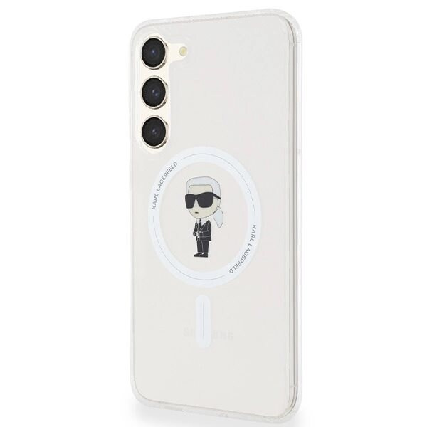 KARL LAGERFELD IML IKONIK MAGSAFE ETUI TIL SAMSUNG GALAXY S23+ - GENNEMSIGTIG