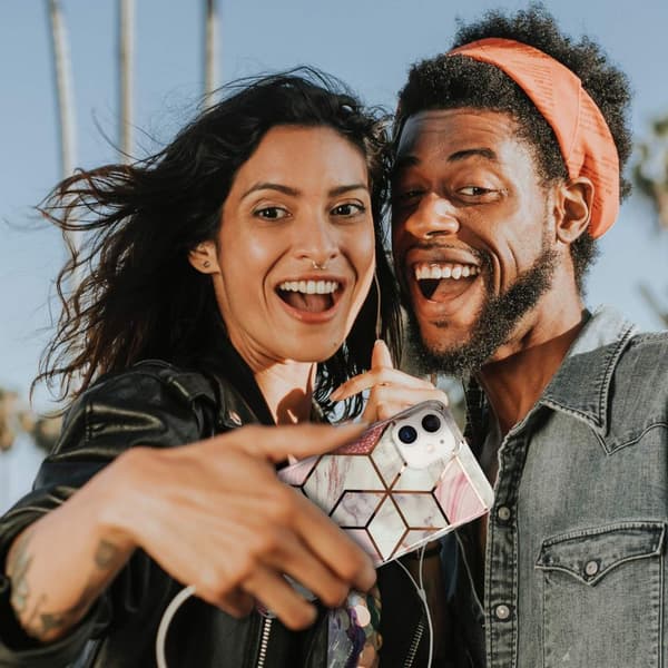 TECH-PROTECT MARBLE GALAXY A52 / A52S ROSA