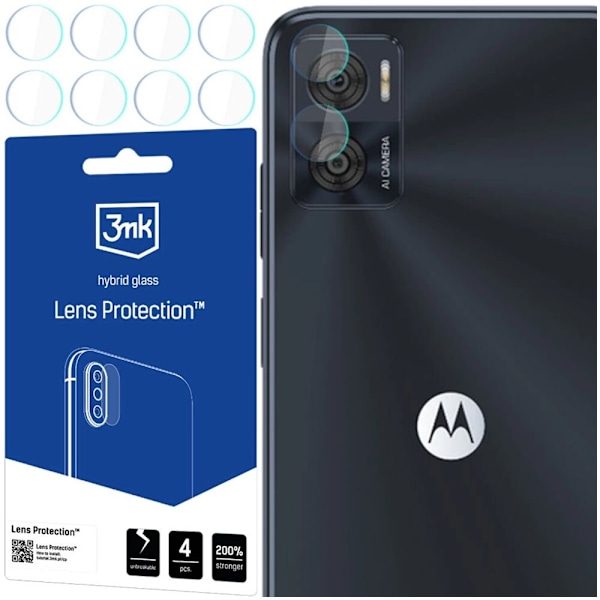 3mk Lens Protection™ hybrid kameraglass for Motorola Moto E22/E22i