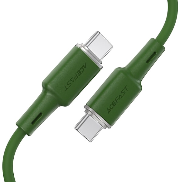 ACEFAST KABEL LANG STÆRK USB C - USB C 1,2M 60W (20V/3A) GRØN
