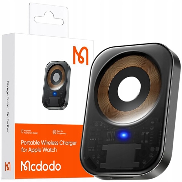 Mcdodo induksjonslader, for Apple Watch 5 6 7 8, svart