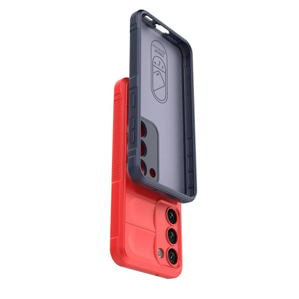 Magic Shield-deksel til Samsung Galaxy S23, fleksibelt, pansret deksel, rødt
