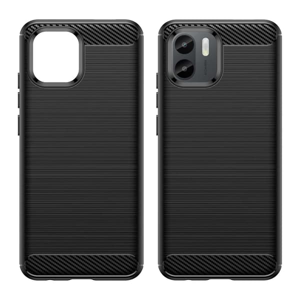 Spacecase Carbon Case Cover För Xiaomi Redmi A1 A2 Svart