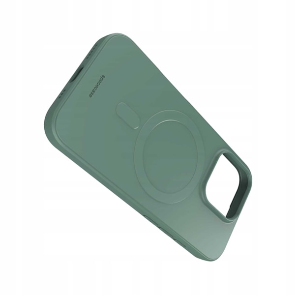Spacecase Magnetisk Silikonfodral För Iphone 16 Pro Mörkgrön
