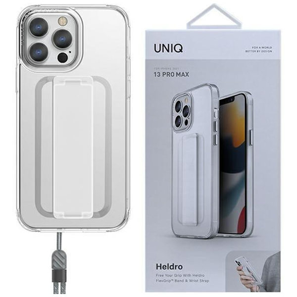 UNIQ Heldro iPhone 13 Pro Max 6.7 deksel gjennomsiktig/klar