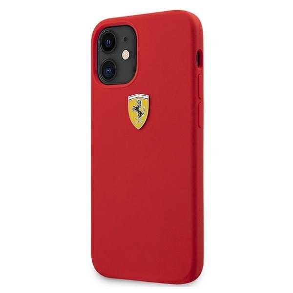 Ferrari FESSIHCP12SRE iPhone 12 mini 5.4 rød/rød hardt deksel On Track Silikon