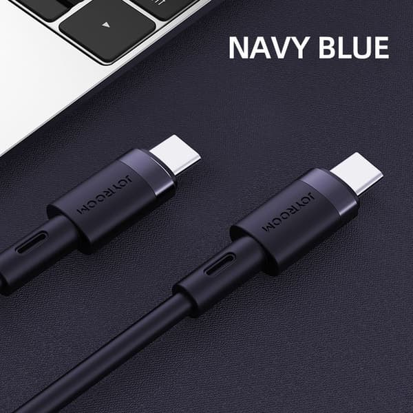 JOYROOM S-1830N9 TYPE-C TYPE-C KABEL PD60W/3A 180CM BLÅ