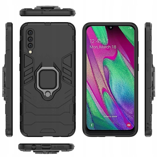Spacecase Fodral För Samsung Galaxy A50 Black Sc X-Ring
