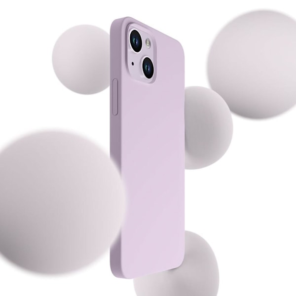 Apple iPhone 14 - 3mk Hardy Silicone Magcase Lys lilla