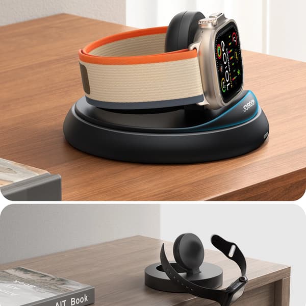 JOYROOM JR-W12 FOLDBAR INDUKTIV OPLADER TIL APPLE WATCH - SORT