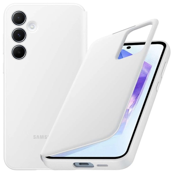 Samsung Smart View Wallet EF-ZS921CWEGWW deksel med klaff til Samsung Galaxy S24 - hvit