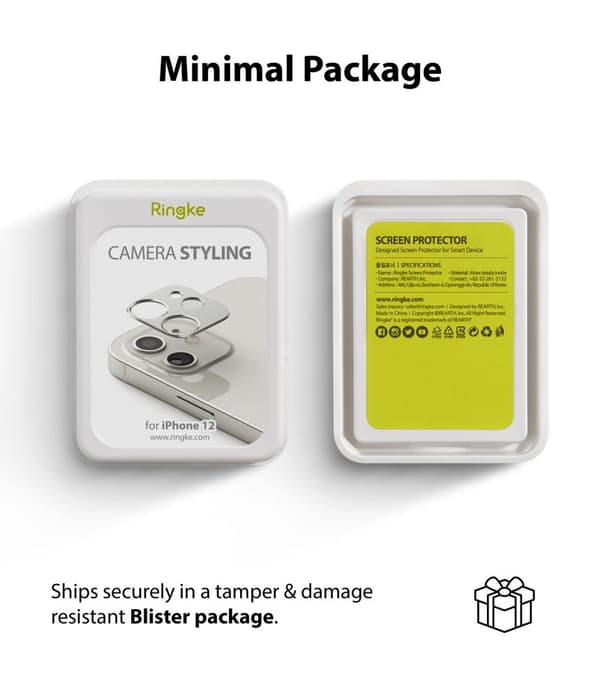 RING KAMERA STYLING IPHONE 12 MINI SØLV