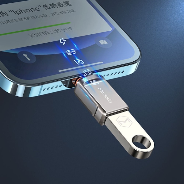 Adapter for Mcdodo-telefon, Adapter for iPhone, USB 3.0, OTG