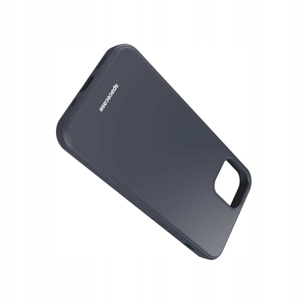 Spacecase Silikonfodral För Iphone 12 Mini Svart Skydd