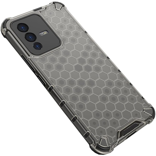 Honeycomb pansret etui med gelramme Vivo V23 5G svart