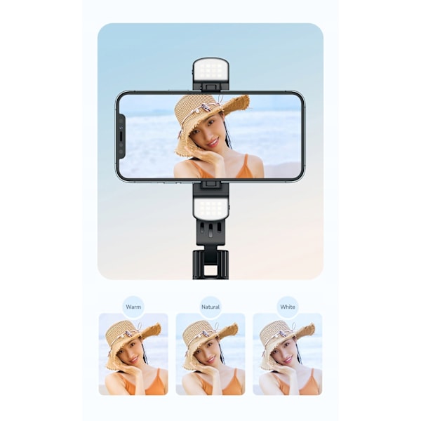 Double Shot selfie stick, stick, tripod, bluetooth, tripod, black, Mcdodo