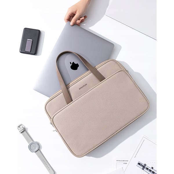 INNOSTYLE LAPTOPVÄSKA FÖR KVINNOR 15 6 16 VATTENTÄT OMNIPROTECT BEIGE