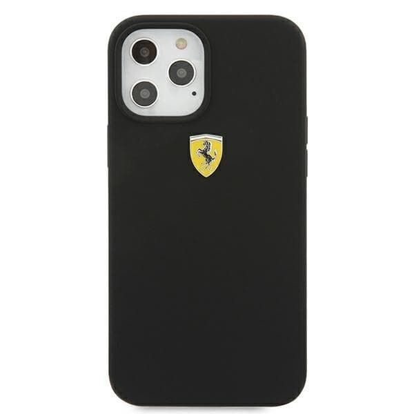 FERRARI ON TRACK SILIKONE ETUI TIL IPHONE 12 PRO MAX - SORT