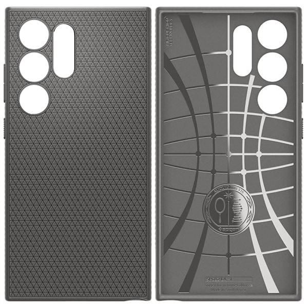 SPIGEN LIQUID AIR ETUI TIL SAMSUNG GALAXY S24 ULTRA - GRÅ