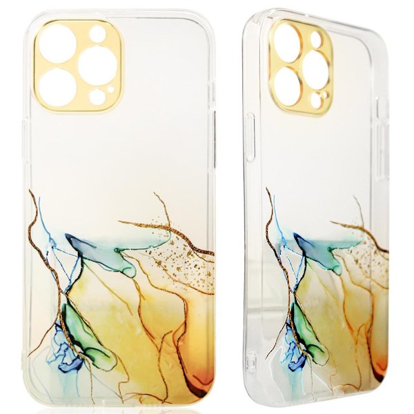 Marble Case deksel til Samsung Galaxy A13 5G gel deksel marmor oransje