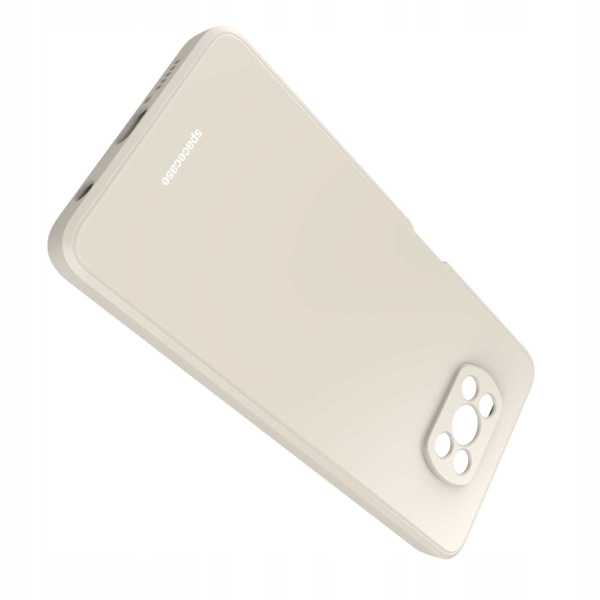 Spacecase Silikonecase-Skydd För Poco X3 Pro Nfc Bone