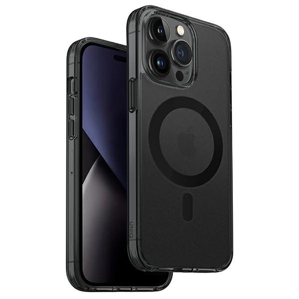 UNIQ LIFEPRO XTREME MAGCLICK OPLADNINGSETUI TIL IPHONE 14 PRO - GRÅ OG SORT