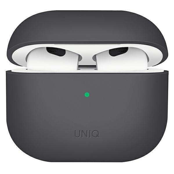 UNIQ-deksel for Lino AirPods 3 gen Silikongrå/askegrå