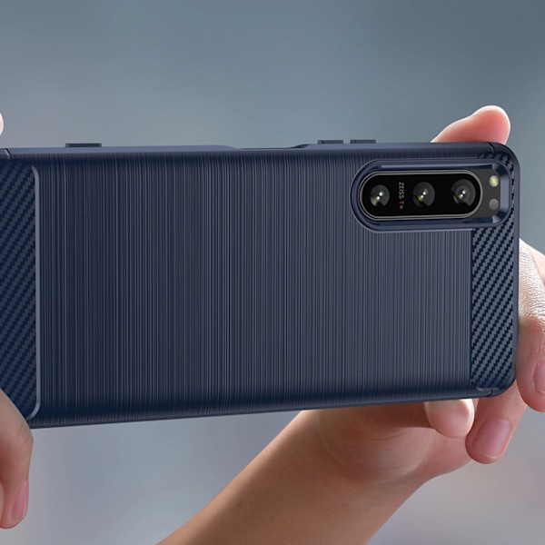 THUNDER CASE XIAOMI POCO M4 5G SILIKONE ARMORED COVER BLÅ