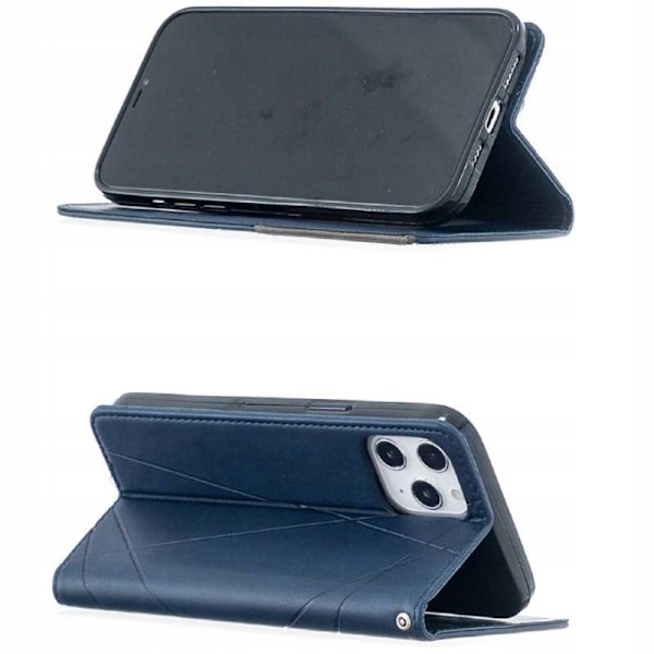 Zaps Väskor Origami Skal För Iphone 12 12 Pro Blue