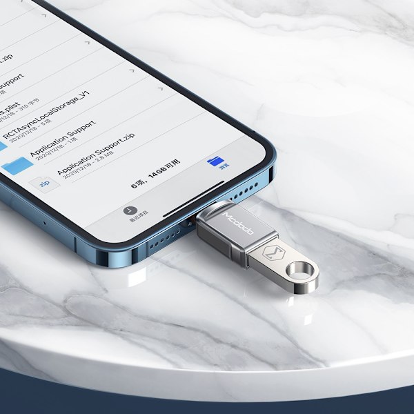 Adapter for Mcdodo-telefon, Adapter for iPhone, USB 3.0, OTG
