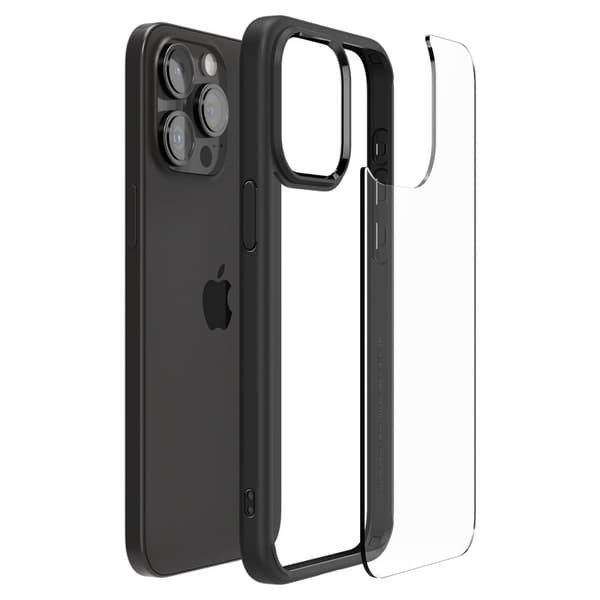 SPIGEN ULTRA HYBRID IPHONE 15 PRO MAT SORT