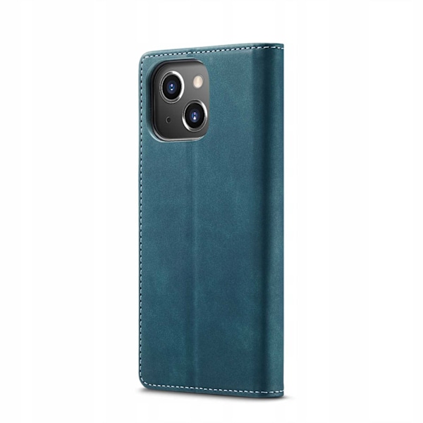 Spacecase Pålbocksväska För Iphone 13 Mini Blått Läderfodral